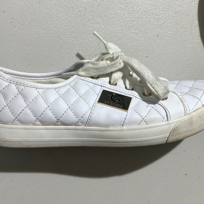 Guess Backer2 Quilted Leather Sneakers Women’s 7M — Fashion, Casual, Streetwear