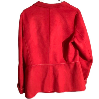 Talbots Wool Blazer Women’s Size 16 – Classic, Structured, Bold