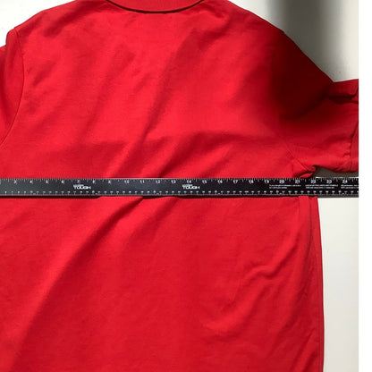 U.S. Polo Assn. Red Short Sleeve Polo Shirt Men’s L — Classic, Casual, Cotton