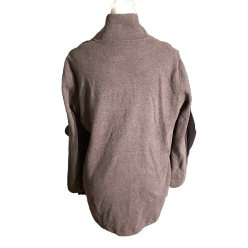 J. Crew Dark Gray Cardigan Women’s Size M – Minimalist, Cozy, Open Front