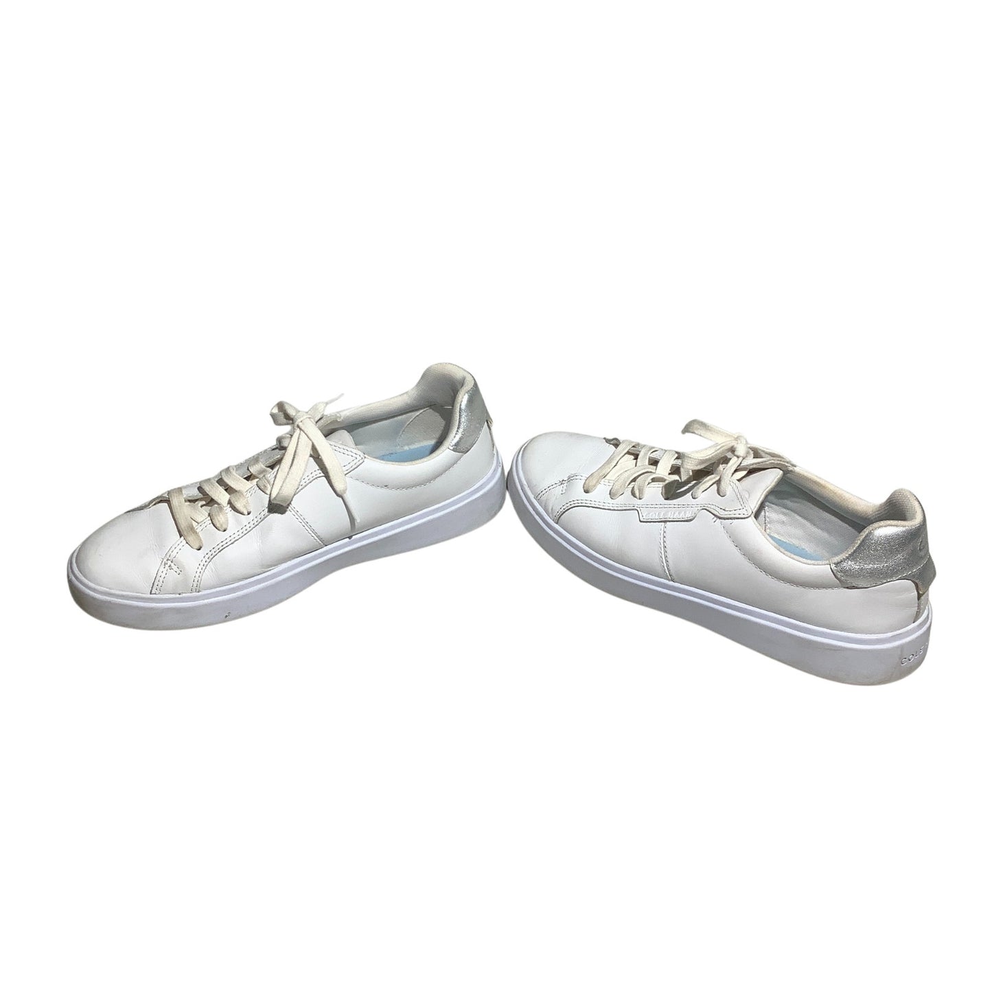 Cole Haan Reagan White Leather Sneakers Women’s Size 9B — Classic, Casual, Clean