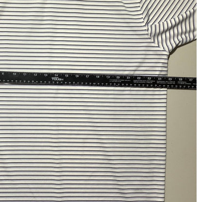 FootJoy Men’s XL Striped Golf Performance Polo — Preppy, Sporty, Classic