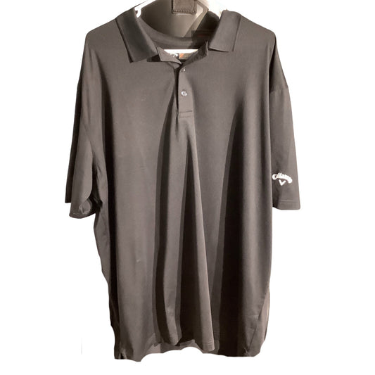 Callaway Golf Black Performance Polo Men’s Size XXL — Opti-Dri, Casual, Athletic