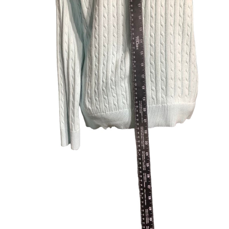 Kim Rogers Petite Cable Knit Sweater Women’s Size M — Classic, Casual, Cotton