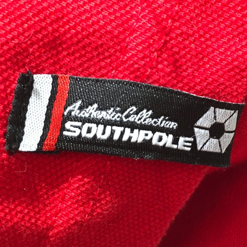 Southpole Bright Red Polo Size XXL - Streetwear, Casual, Bold