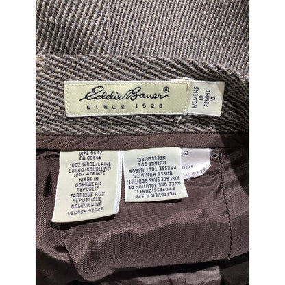 Eddie Bauer Wool Dress Slacks Women’s Size 10 — 100% Wool, Tailored, Classic