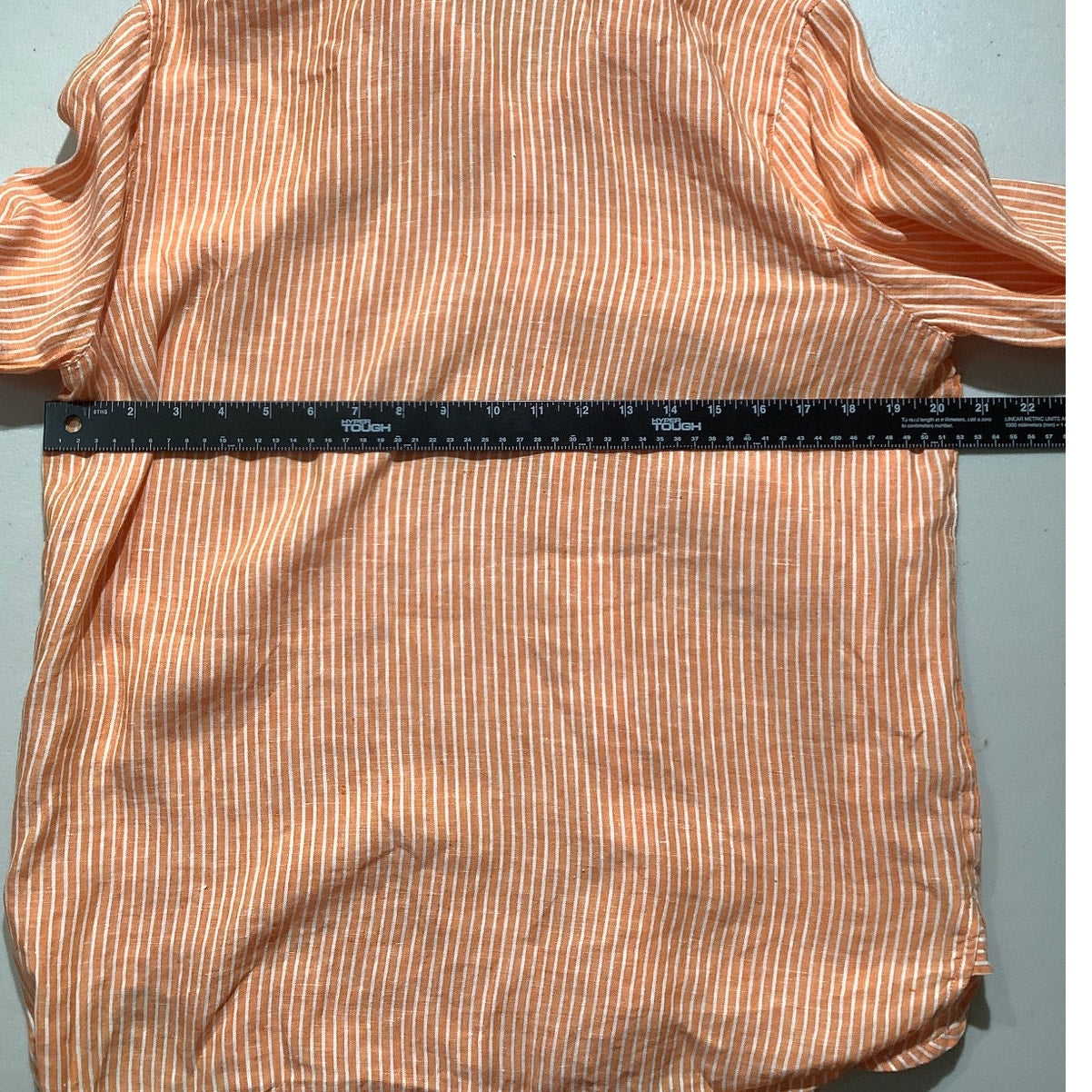 J Jill Linen Button Up Shirt Women’s Size M – Striped, Lightweight, Collared