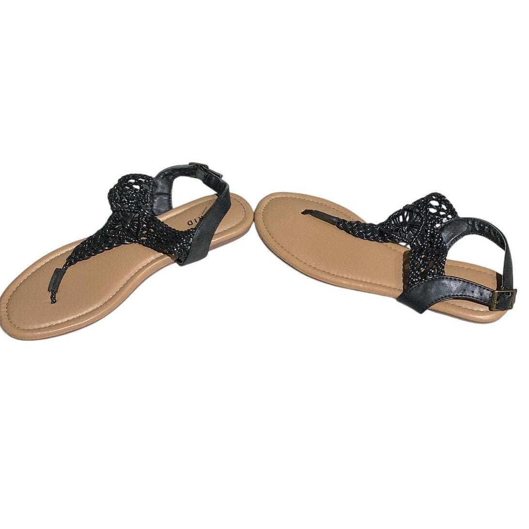Torrid Braided Sandals Women’s Black – Casual, Lightweight, Boho