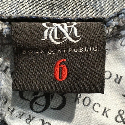 Rock & Republic Distressed Skinny Jeans Size 6 - Edgy, Streetwear, Casual