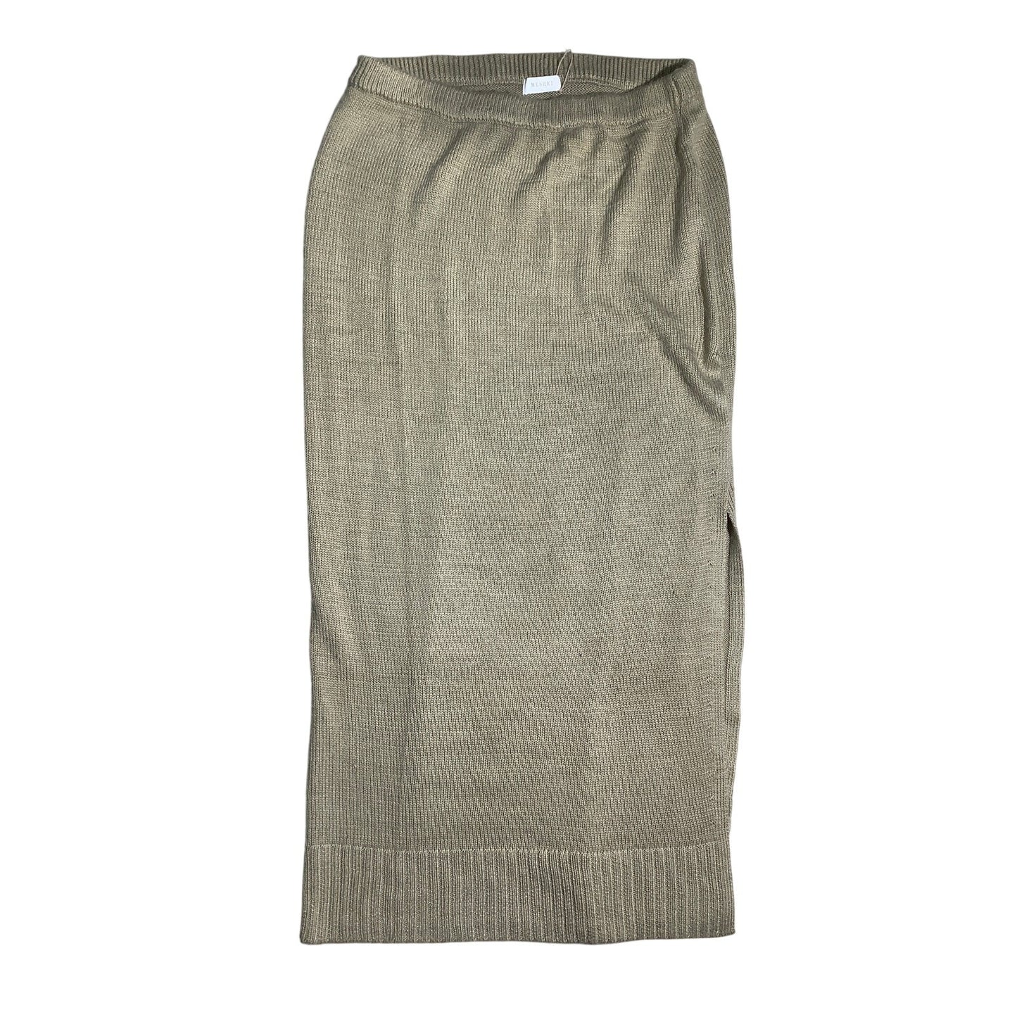 Meshki Brittany Knit Midi Skirt Women’s Size XL NWT — Minimalist, Cozy, Modern