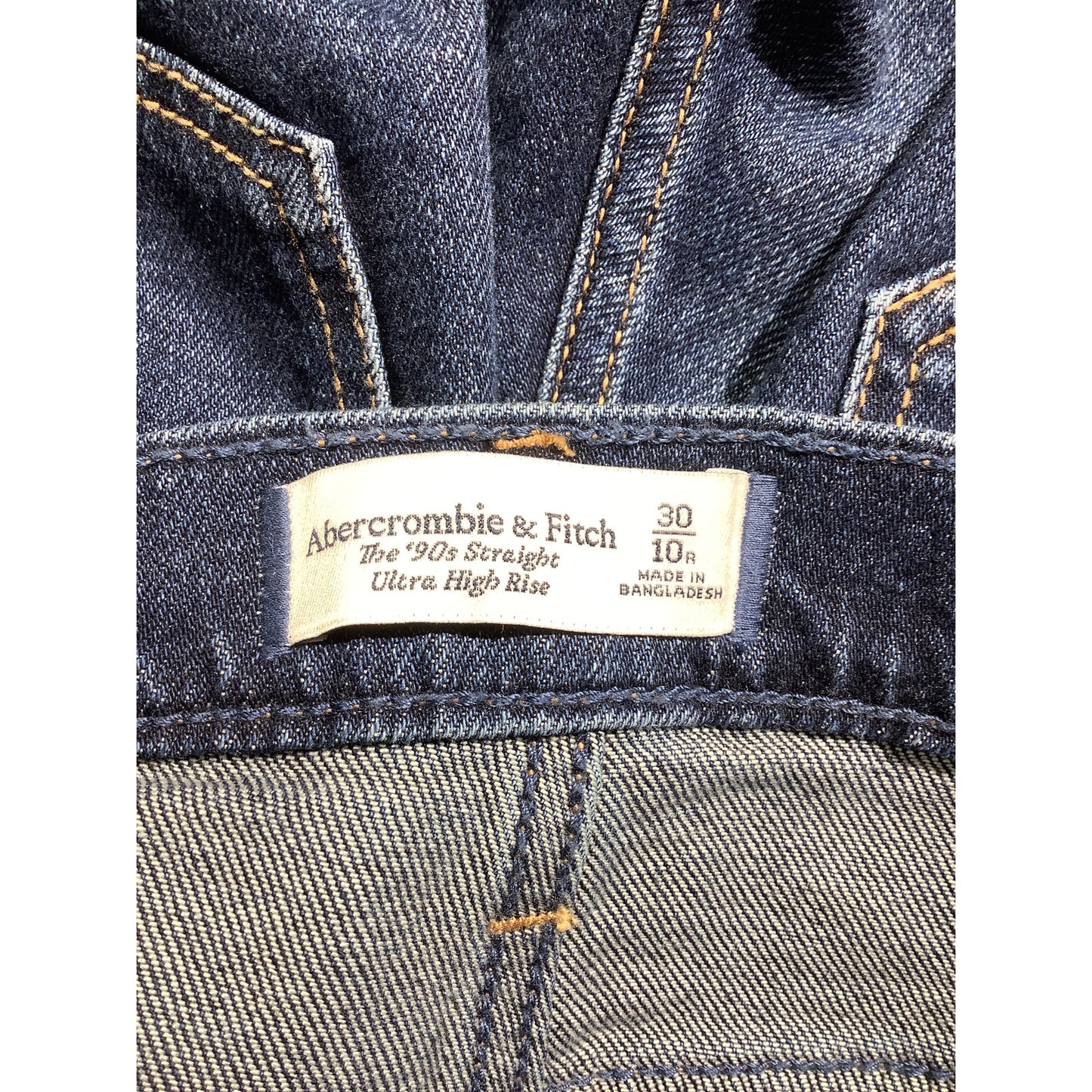 Abercrombie & Fitch High Rise Jeans Women’s 10 / 30— Classic, Vintage, Straight