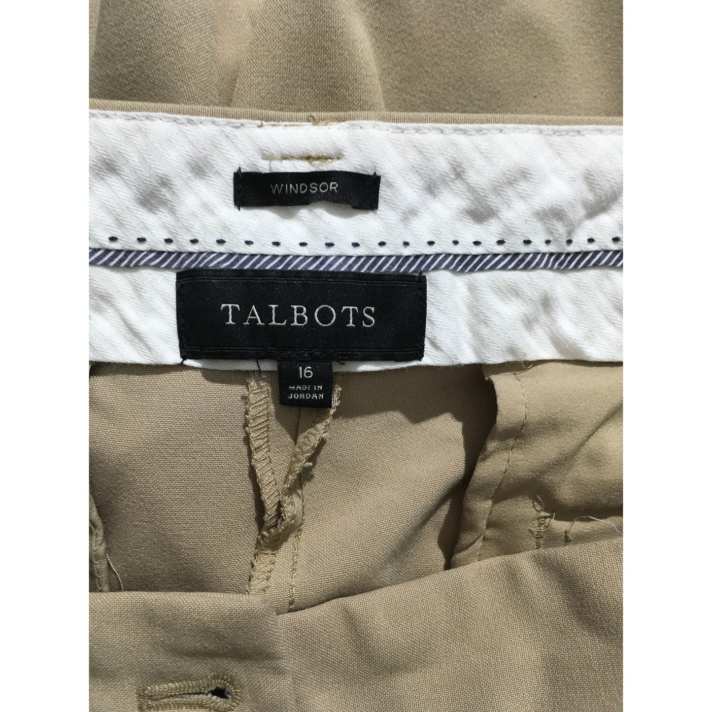 Talbots Beige Dress Pants Size 16 - Classic, Preppy, Office Siren