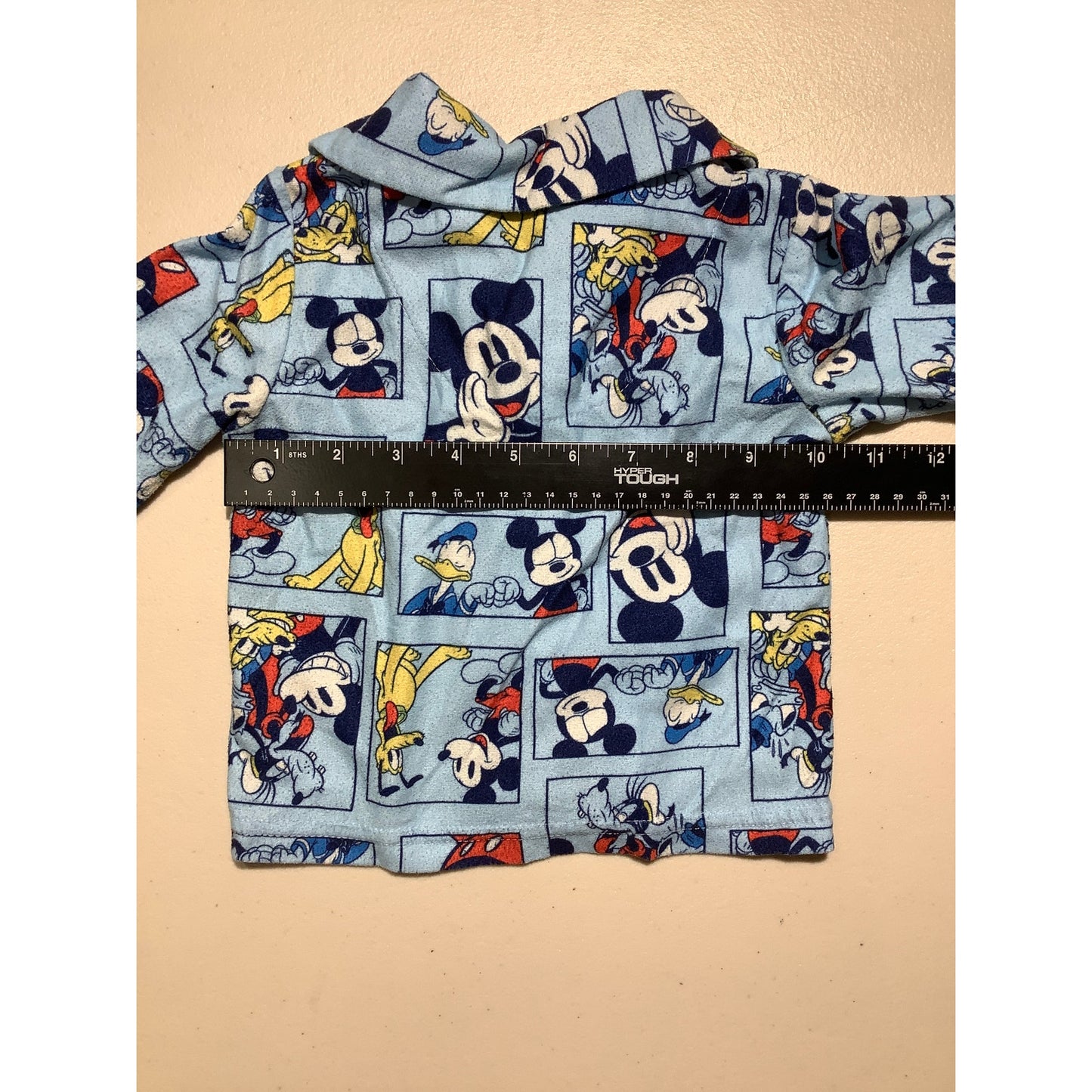 Disney Light Blue Character Pajama Set Infant Size 18M —Cartoon, Sleepwear, Cozy