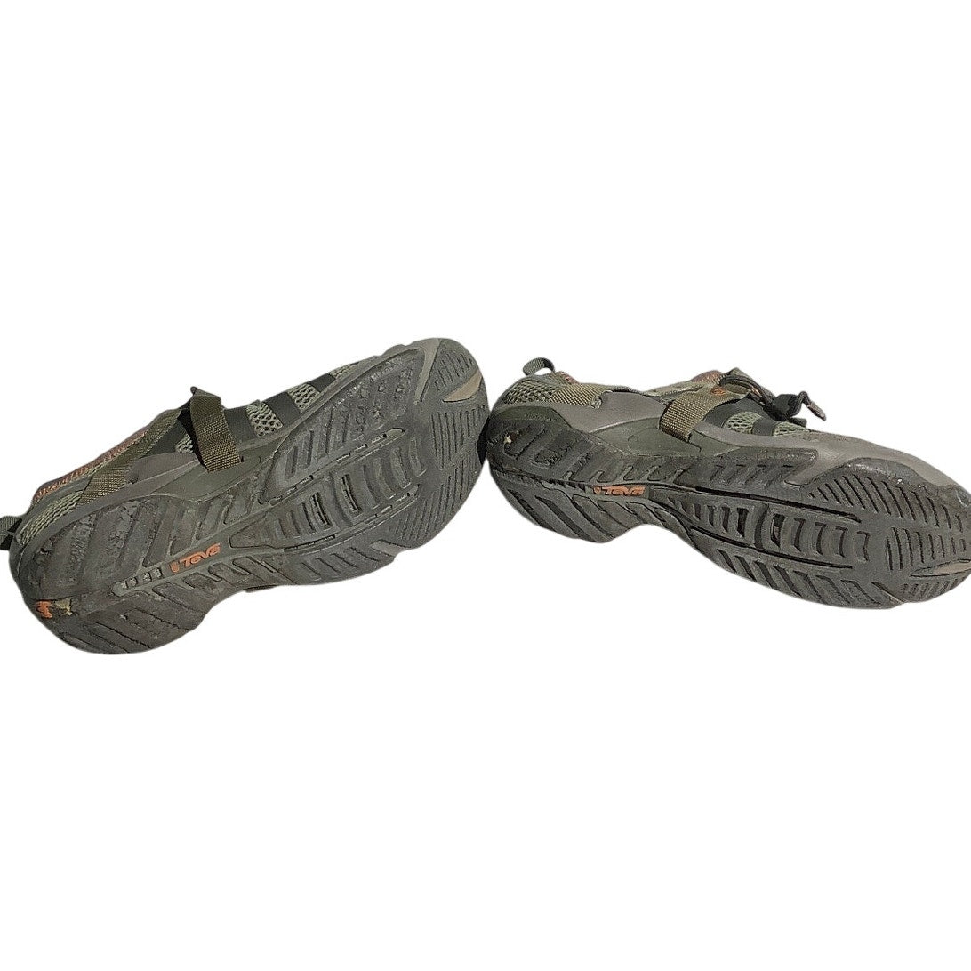 Teva Women’s Water Shoes Size 7.5 — Green, Brown, Sunkosi