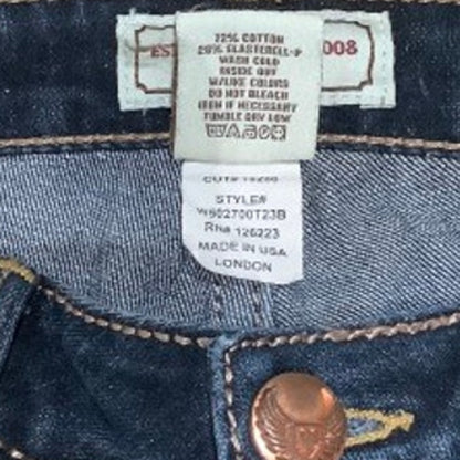 PRVCY Denim Jeans - Dark Wash - Sz 27 - Straight Leg, Retro, Streetwear