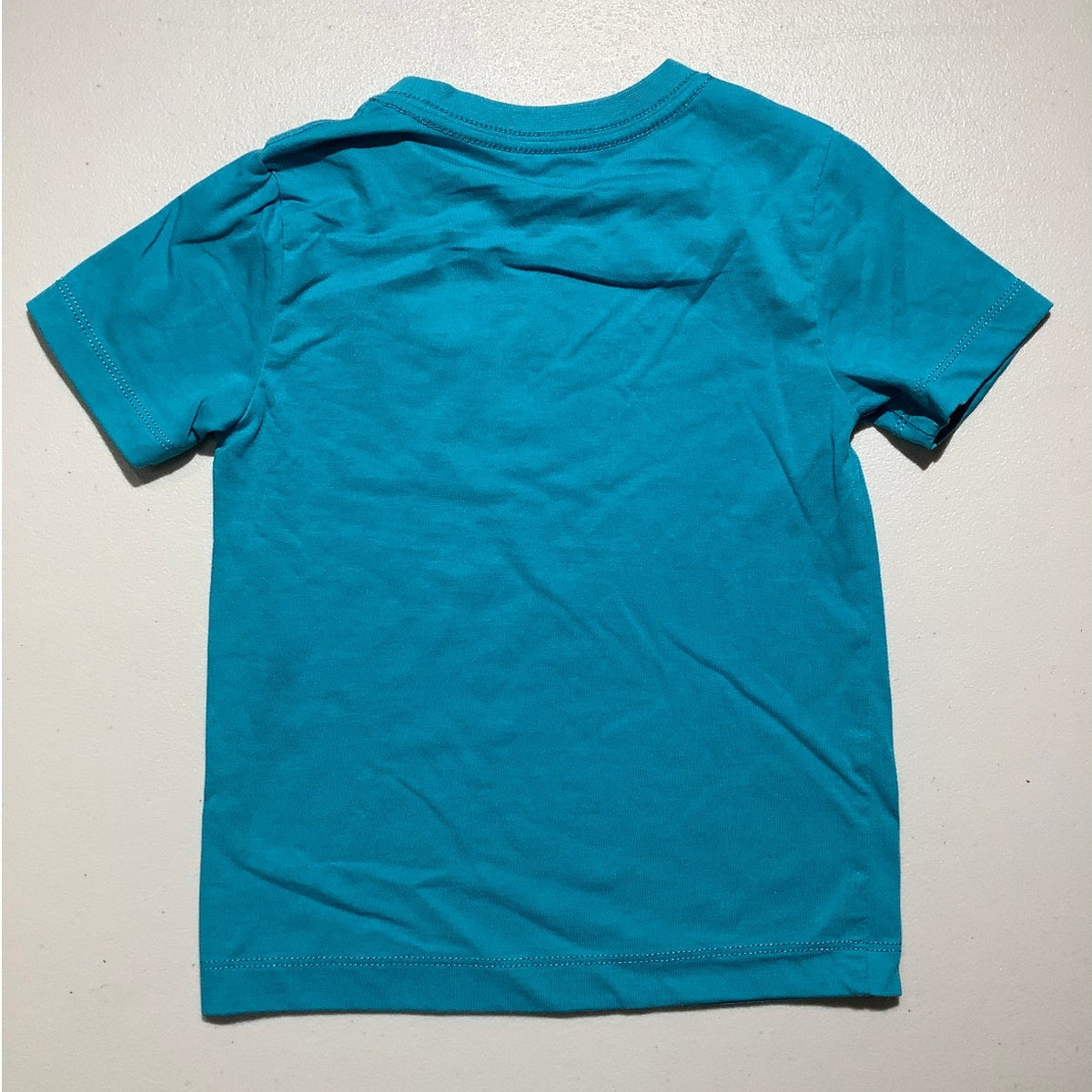 Nike Toddler Boys XS 4 Aqua Blue Crewneck T-Shirt Short Sleeve