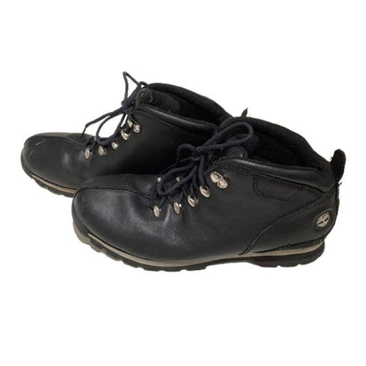 Timberland Black Leather Hiking Boots Size 10 Men's – Outdoor, Rugged, Classic