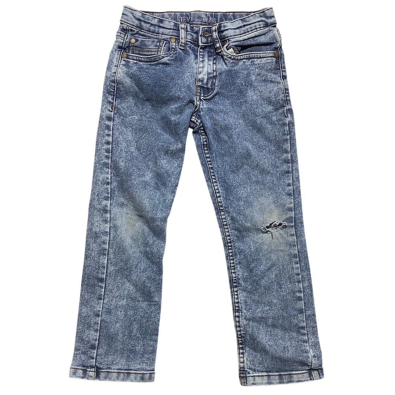 Steve’s Jeans Acid Wash Denim Kids Size 6 – Retro, Casual, Distressed
