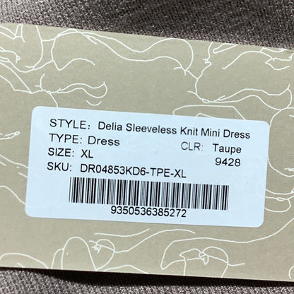 Meshki Delia Knit Dress Women’s Size XL NWT — Minimalist, Bodycon, Chic