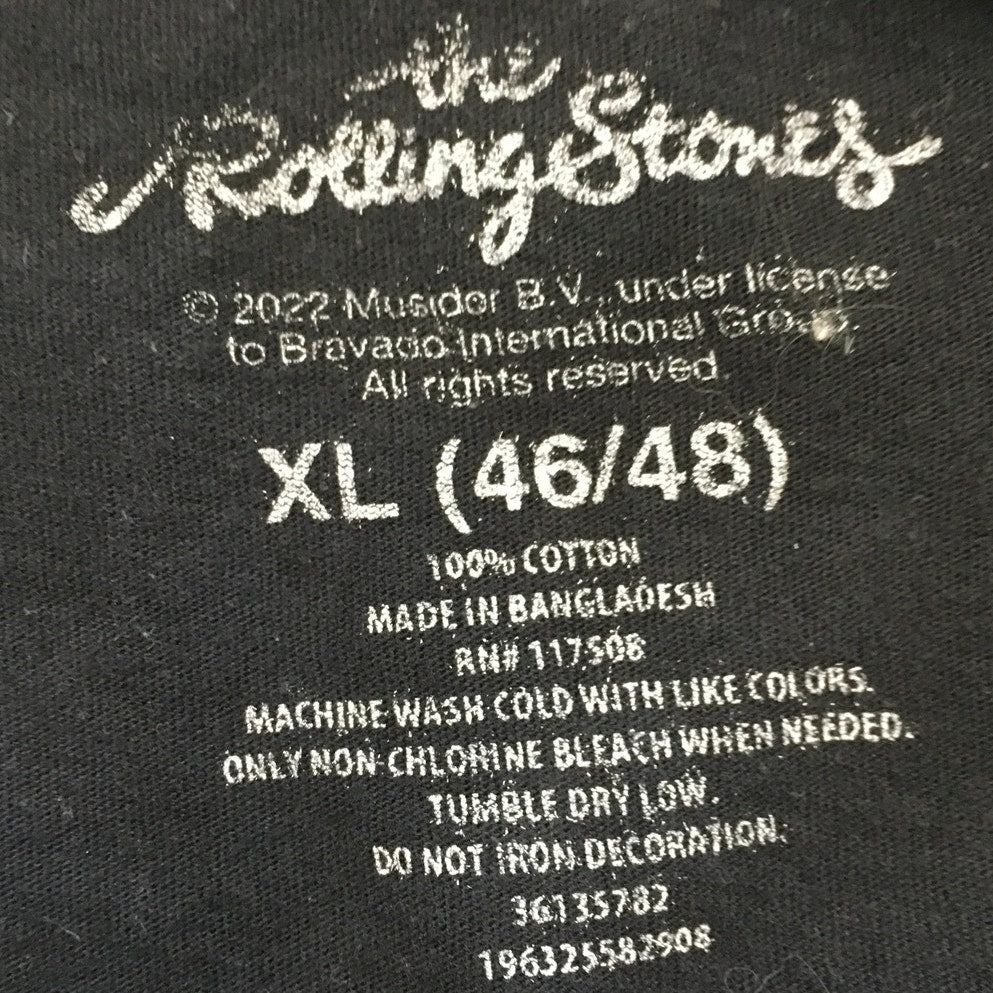 The Rolling Stones Black T-Shirt Size XL – Iconic, Edgy, Comfortable
