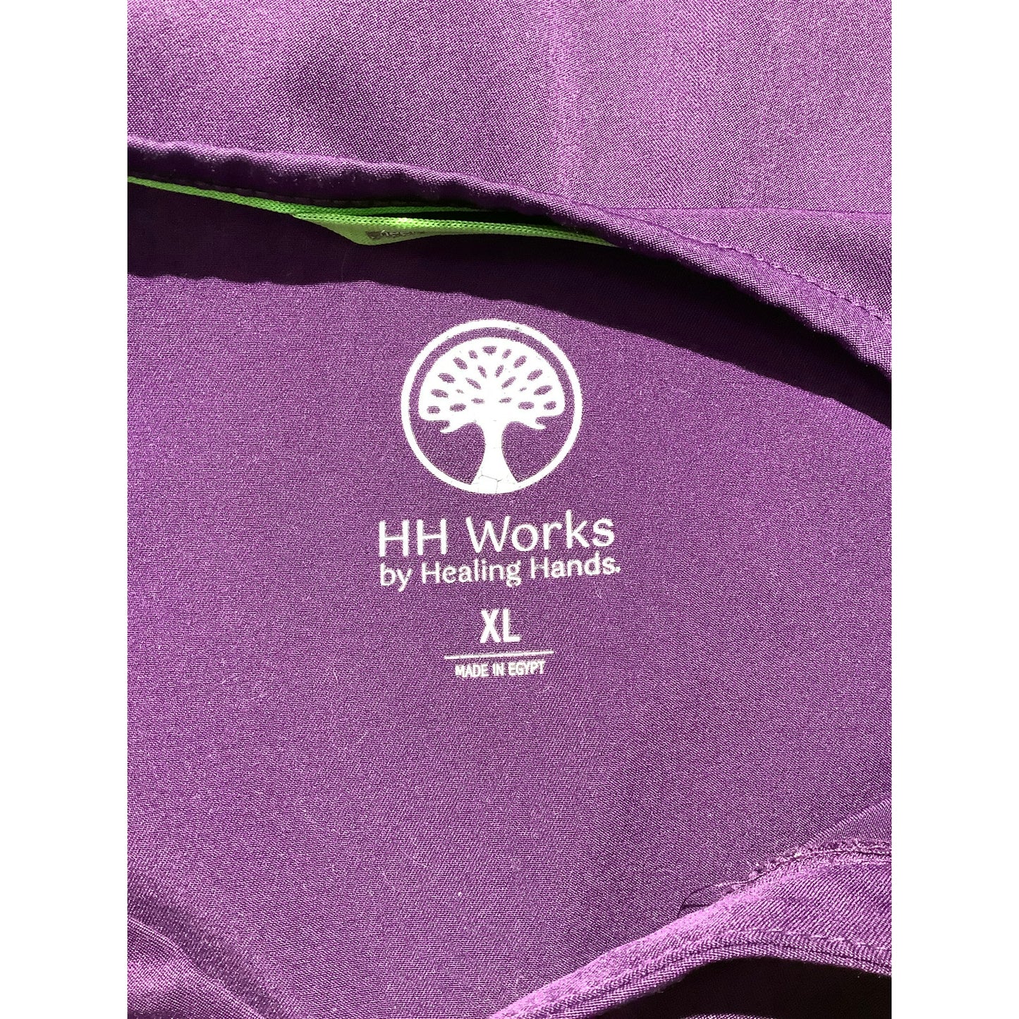 Healing Hands Scrub Top Women's Size XL— Nursing, Medical, Healthcare
