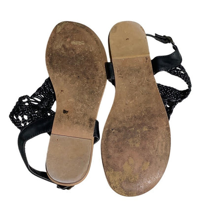 Torrid Braided Sandals Women’s Black – Casual, Lightweight, Boho