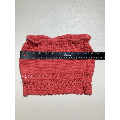 American Eagle Red Crochet Tube Top Women’s Size XS — Boho, Festival, Summer