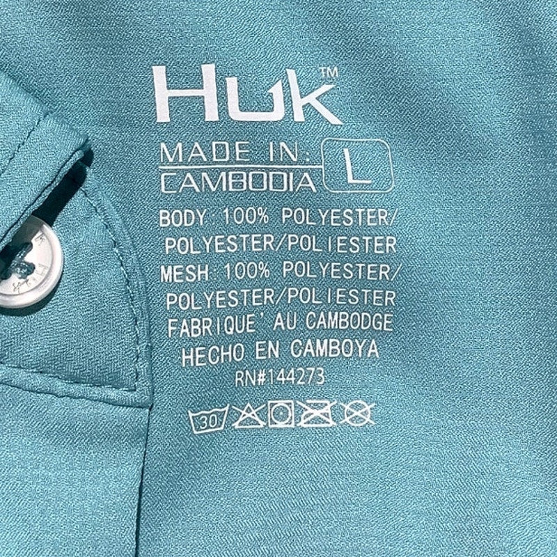 HUK Tide Point Fishing Shirt Men’s Large — Coastal, Outdoor, Performance