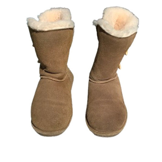 Bearpaw Abigail Suede Fur Lined Boots Women’s Size 9 – Cozy, Winter, Casual