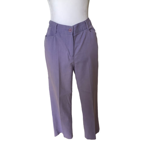 Willi Smith Lilac Purple Pants - Size 8 - Professional Office Stylish Elegant