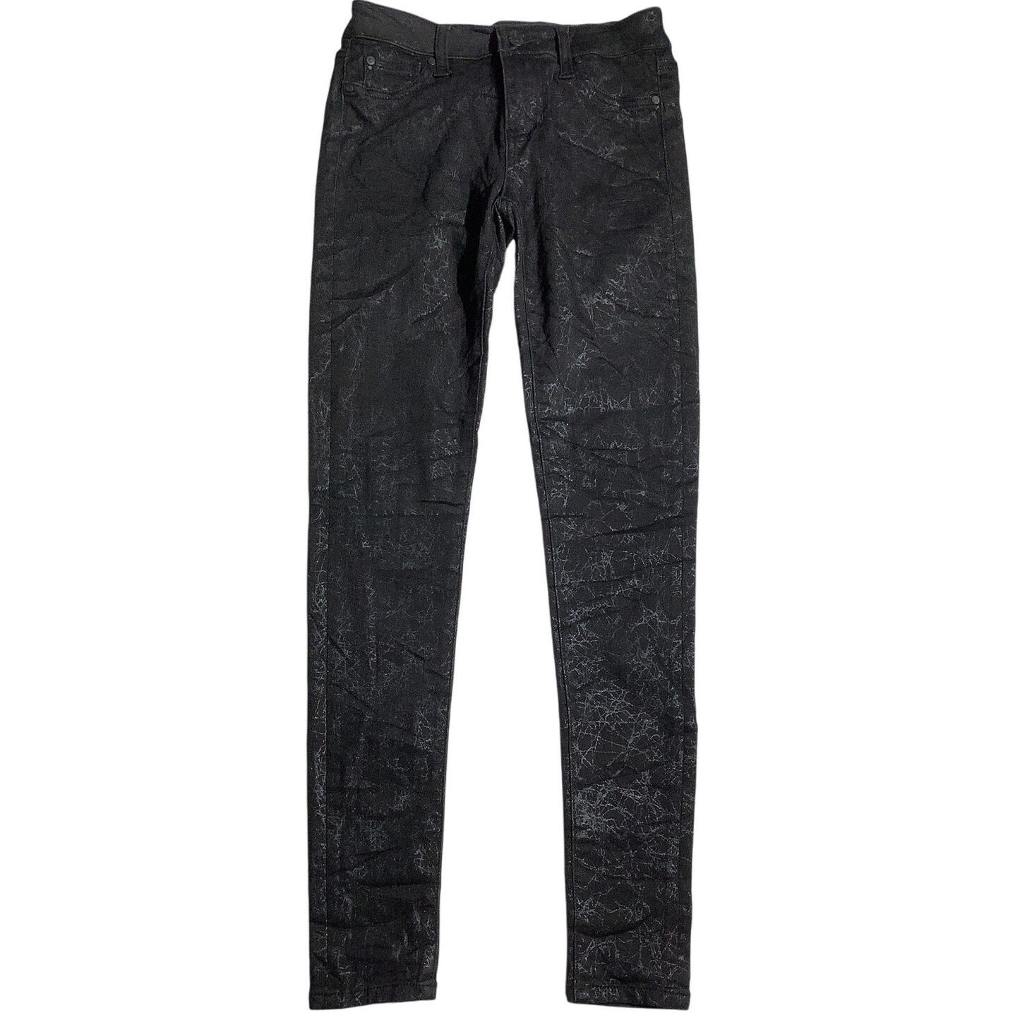 Celebrity Pink Black Metallic Skinny Jeans Size 1/25 – Sleek, Modern, Statement