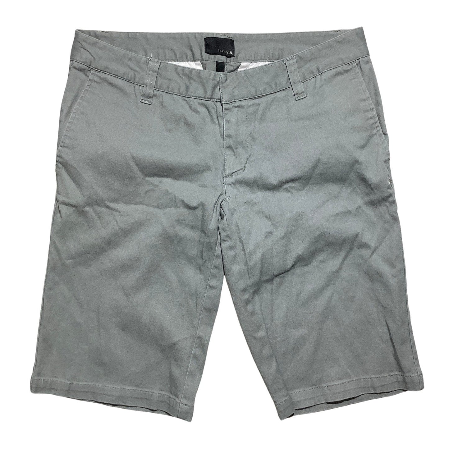 Hurley Chino Shorts Youth Size 3 Light Gray — Casual, Skate, Surf