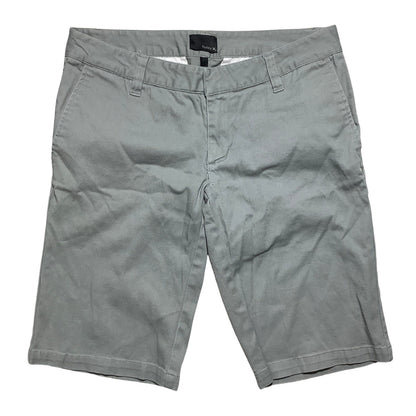 Hurley Chino Shorts Youth Size 3 Light Gray — Casual, Skate, Surf