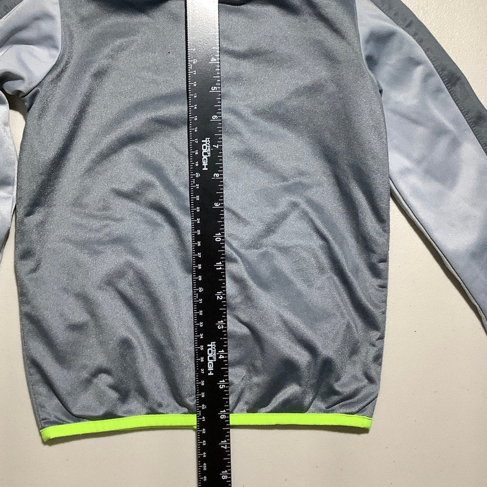 Nike Gray Full Zip Track Jacket Kids 5-6 (6M) — Athletic, Lightweight, Sport