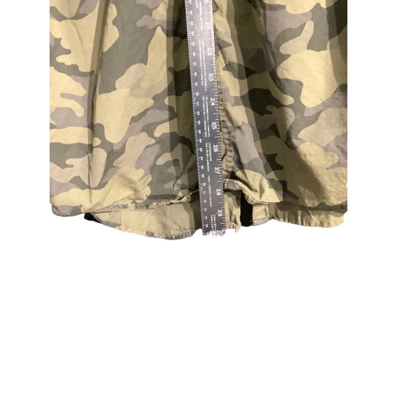 First Wave Camo Shirt Men’s Size 20 – Full-Zip, Button Front, 100% Cotton