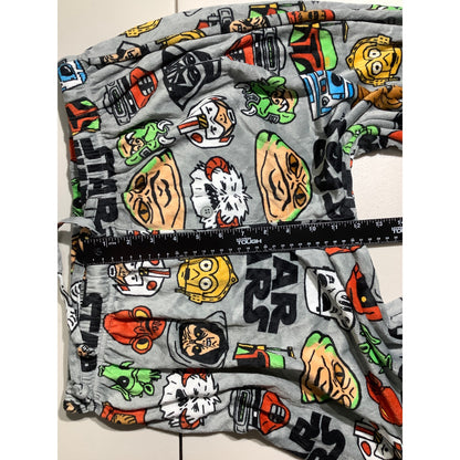 Star Wars Gray Character Collage Pajama Pants Size XL — Lounge, Novelty, Y2K