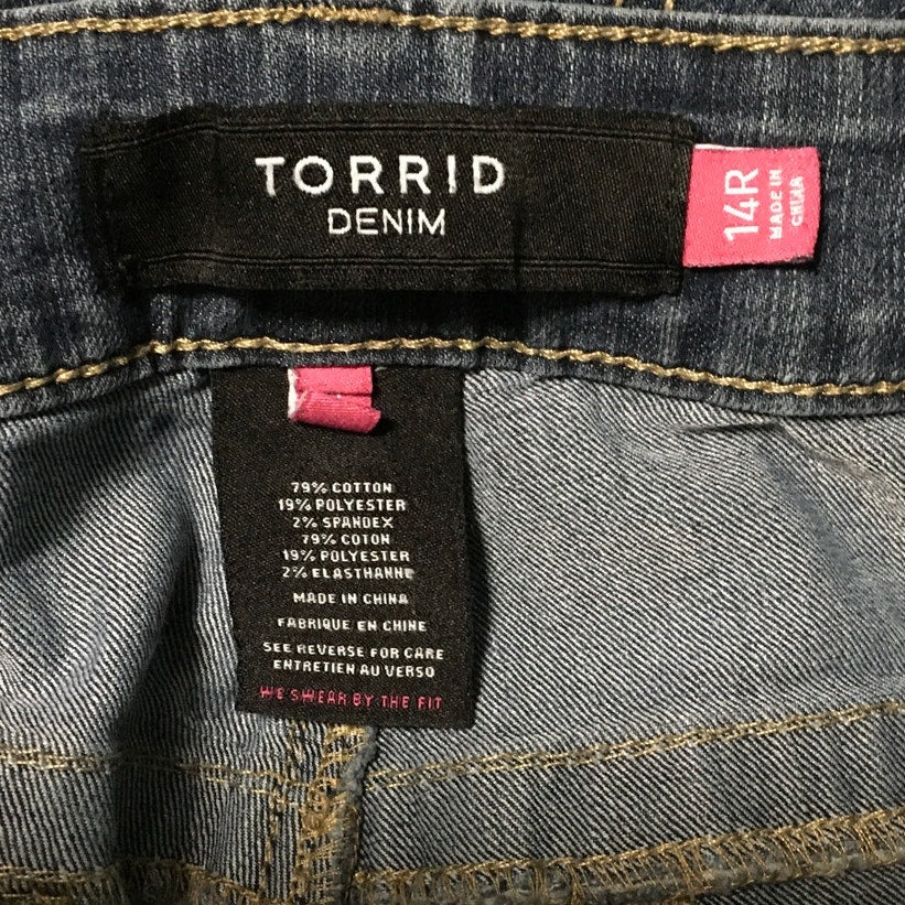 TORRID Denim Skinny Jeans Size 14R - Casual, Everyday, Streetwear