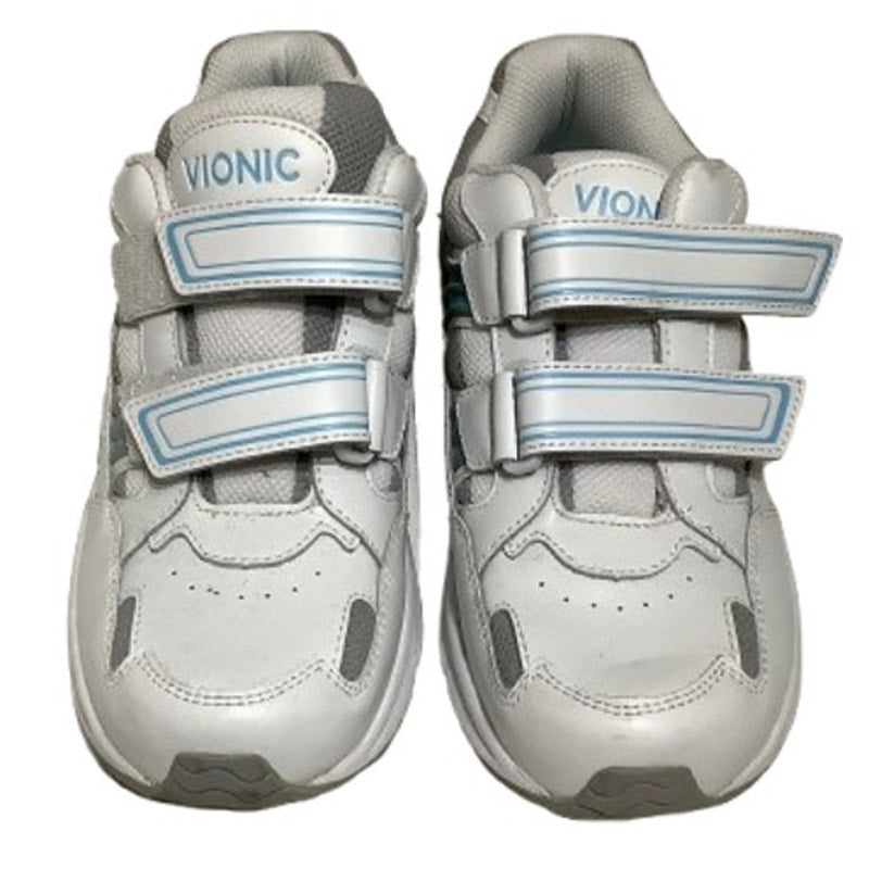 Vionic White & Light Blue Strap Sneakers Size 8 - Orthopedic, Comfort, Everyday