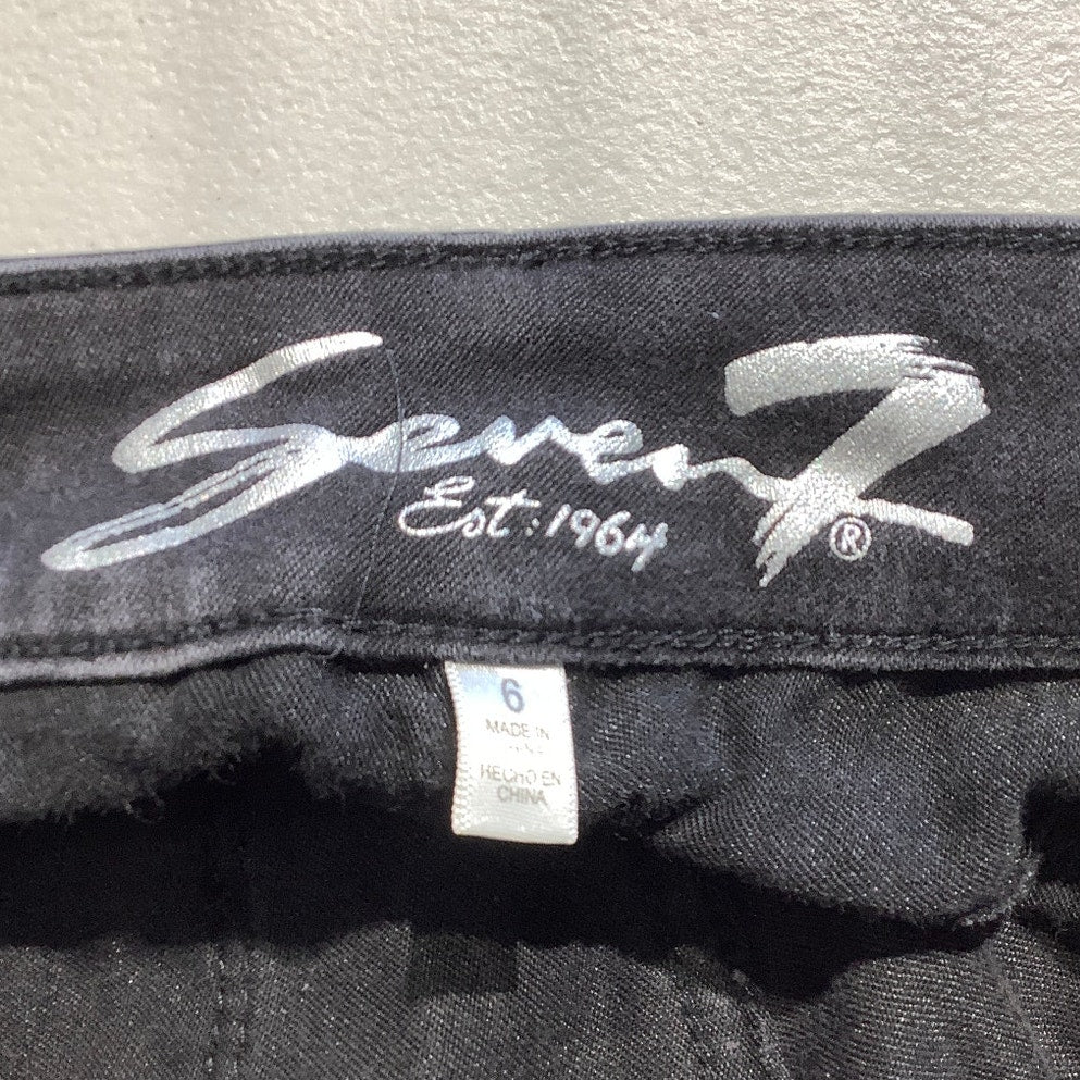 Seven7 Black Booty Shaper Pants Women’s Size 6 - Soft, Flattering, Casual