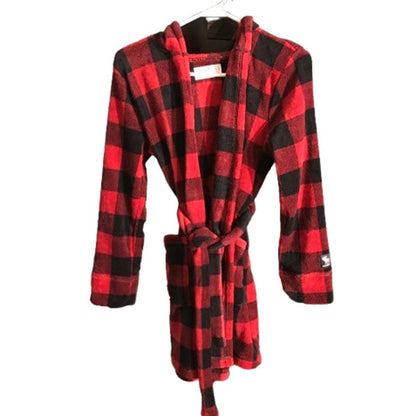 Abercrombie Kids Red Plaid Robe Size 11/12 - Cozy, Cabincore, Sleepwear
