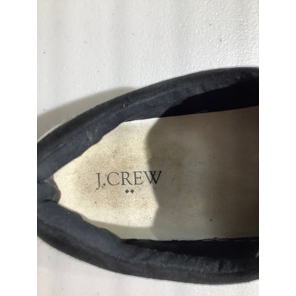 J.Crew Black Faux Suede Sneakers Women’s Size 8.5 — Casual, Fashion, Lace-Up