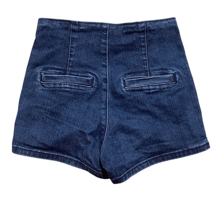 Abercrombie & Fitch Sailor Shorts Women’s 00 — Casual, Nautical, Button Front