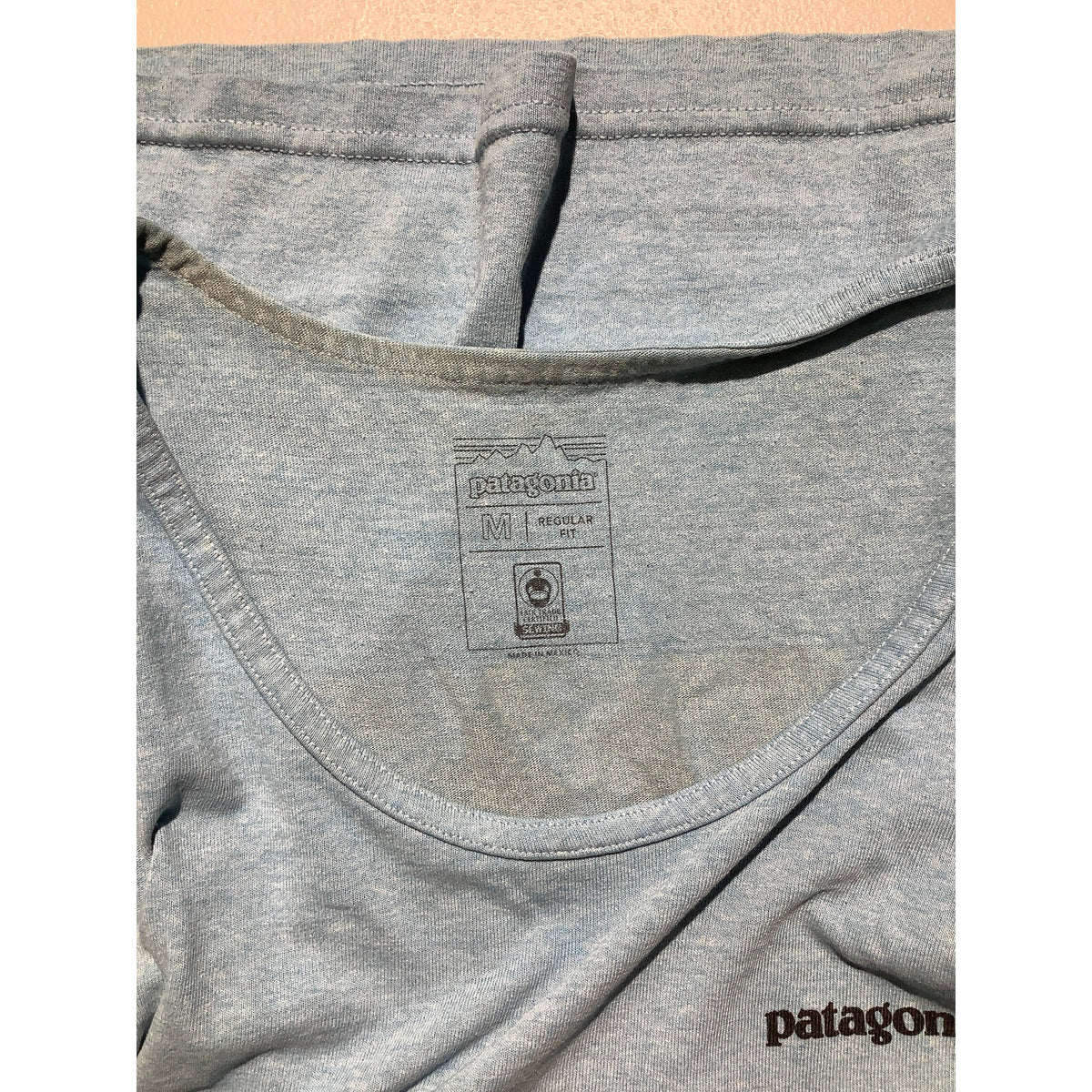 Patagonia Men's Medium Light Blue Tank Top Hiking Outdoor Casual