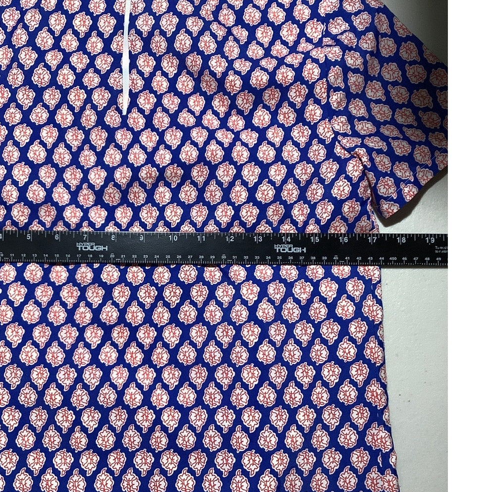 J.Crew Paisley Shift Dress Women’s Size 0 — Medallion Print, Casual, Classic Fit