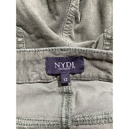 NYDJ Alina Ankle Corduroy Pants Women’s Size 12 — Lift Tuck, Stretch, Casual