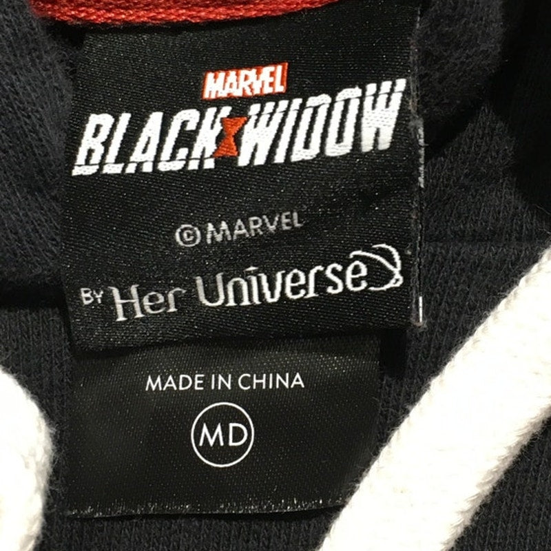 Marvel Black Widow Hoodie Size M - Streetwear, Grunge, Fandom
