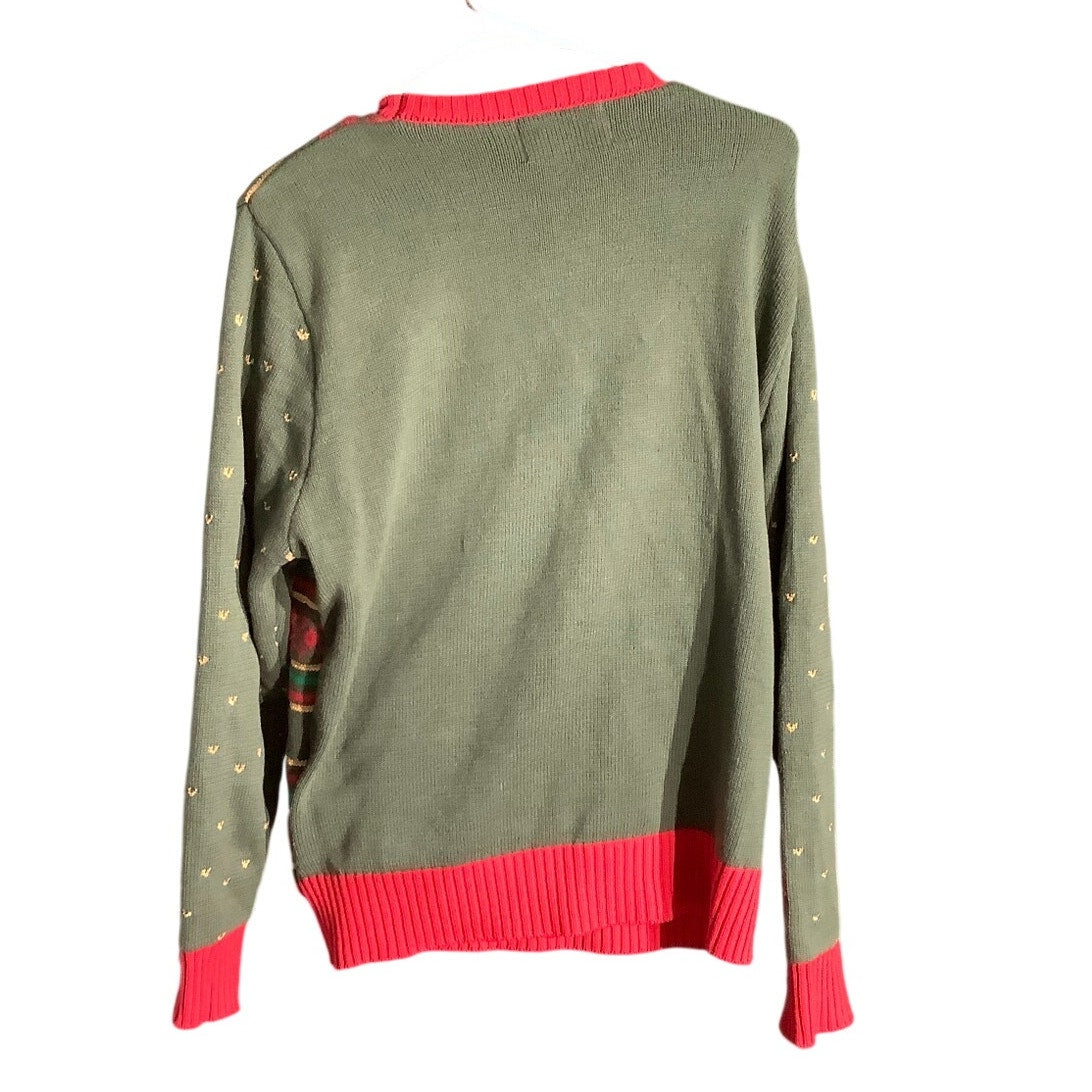 Spencer’s Christmas Light-Up Ugly Sweater Men’s Medium — Casual, Cozy, Season