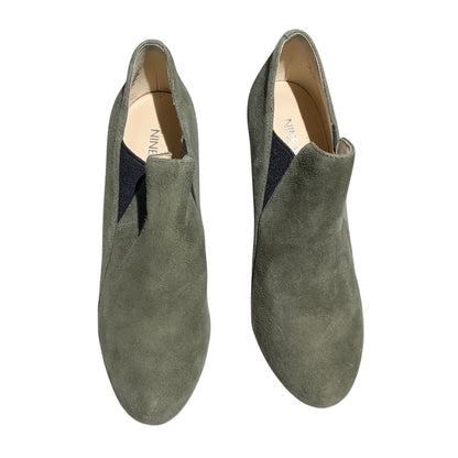 Nine West Nutcracker Suede Booties Women Size 6.5M — Office Siren, Fall, Chic