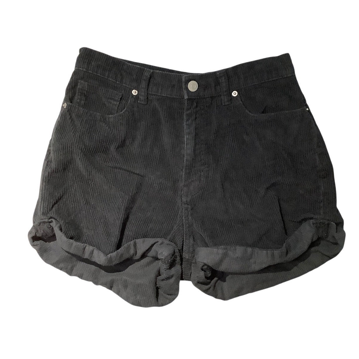BDG Black Corduroy Shorts Women’s 27 — Y2K, Casual, Retro