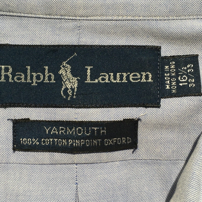 Ralph Lauren Men's Blue Dress Shirt 16.5 32/33 – Classic, Office , Minimalist